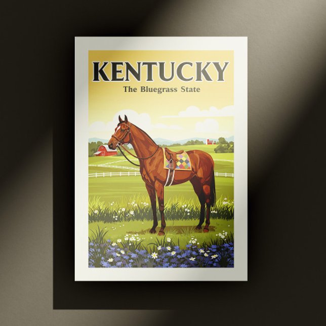 Vintage Kentucky Postkarte (Von Creator hochgeladen)