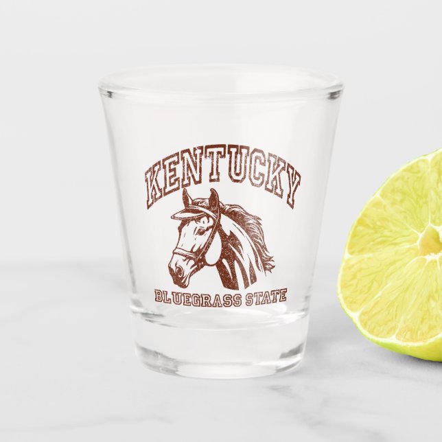 Vintage Kentucky Schnapsglas (Vorderseite)