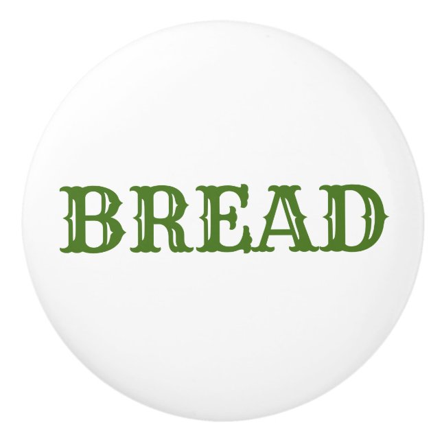 Vintage Keramik für Brotkiste oder Schublade Keramikknauf (Vorderseite)