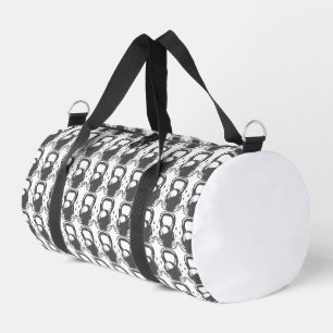 Vintage-Kettlebell-Lorbeerkranz-Turnhalle Waldgrün Duffle Bag