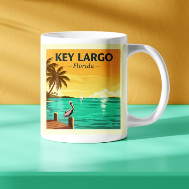 Vintage Key Largo Florida Kaffeetasse (Von Creator hochgeladen)
