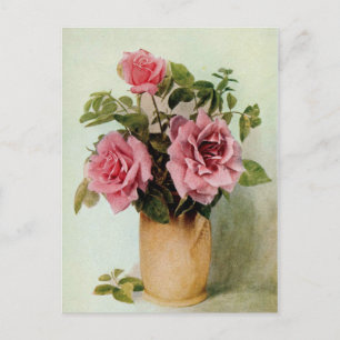 Vintage Killarney-Rose von Frederick Martin Postkarte