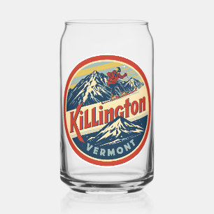 Vintage KILLINGTON Vermont Skigebiet Berge  Dosenglas