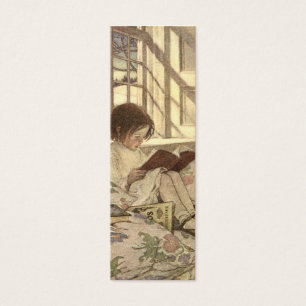 Vintage Kind liest ein Buch, Jessie Willcox Smith