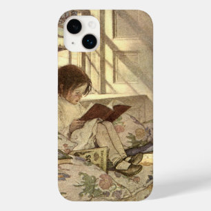 Vintage Kind liest ein Buch, Jessie Willcox Smith Case-Mate iPhone 14 Plus Hülle