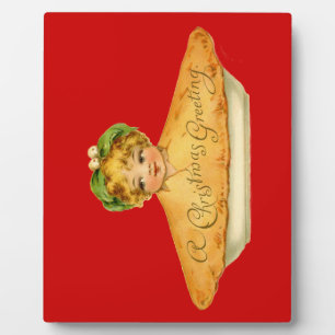 Vintage Kind & Pie Fotoplatte