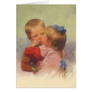 Vintage Kinder, die Kunst, Karl Feiertag 1910