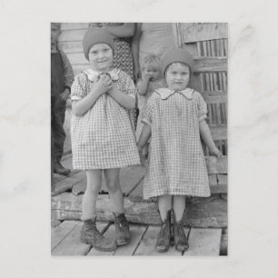 Vintage Kinder Postkarte