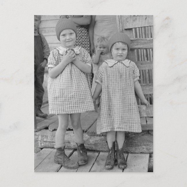 Vintage Kinder Postkarte (Vorderseite)