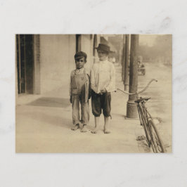 Vintage Kinder Postkarte