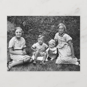 Vintage Kinder Postkarte