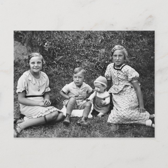 Vintage Kinder Postkarte (Vorderseite)