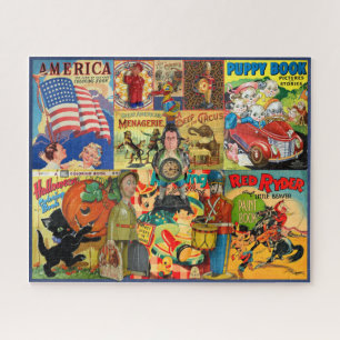 VINTAGE KINDER SPIELZEUGE UND BÜCHER PUZZLE