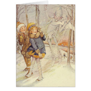 Vintage - Kinder und Jack Frost,