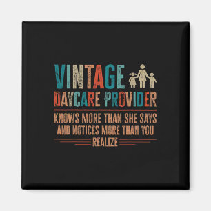 Vintage-Kinderbetreuer - Geschenke für Kinderbetre Magnet