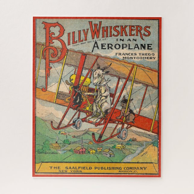 VINTAGE KINDERBUCHDECKUNG 1920 PUZZLE (Vertikal)