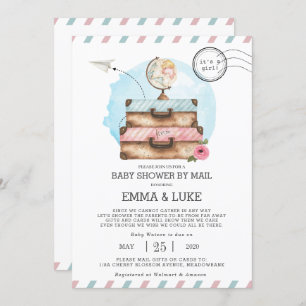 Vintage Kinderdusche mit langer Entfernung per Pos Einladung