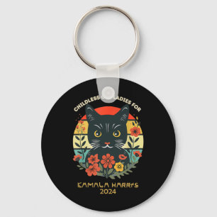 Vintage kinderlose Katzen Ladys Katzenbriefe Schlüsselanhänger