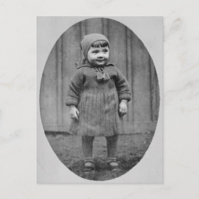 Vintage Kinderpostkarte Postkarte (Vorderseite)