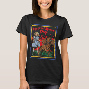 Vintage-Kinderspiel-Horror-Darker Humor Erste Rett T-Shirt