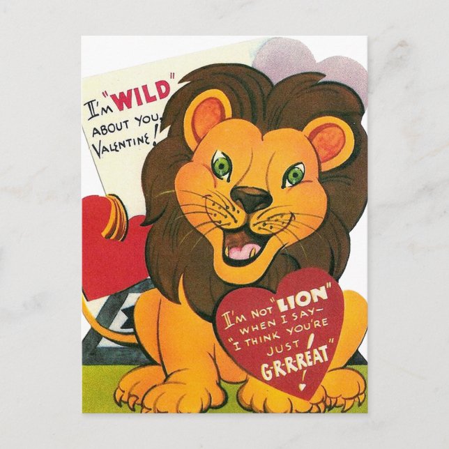 Vintage Kindervalentinepostkarten Feiertagspostkarte (Vorderseite)