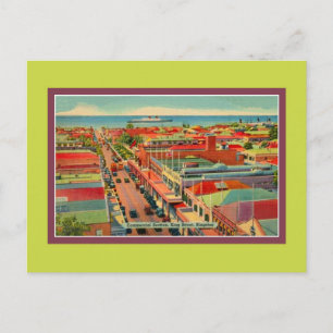 Vintage King Street Kingston Jamaika Postkarte