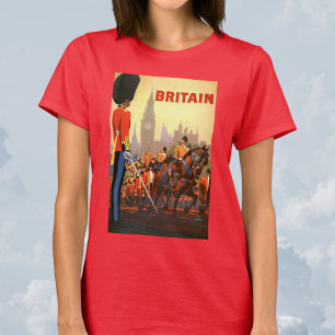 Vintage King's britische Königsgarde Großbritannie T-Shirt