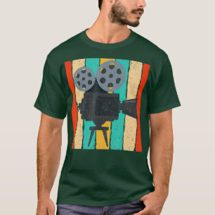 Vintage Kinokamera Retro Movie Projektor T-Shirt