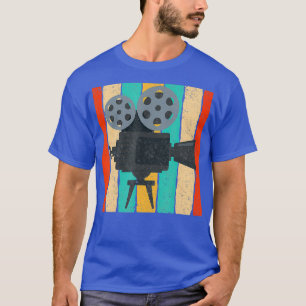 Vintage Kinokamera Retro Movie Projektor T-Shirt