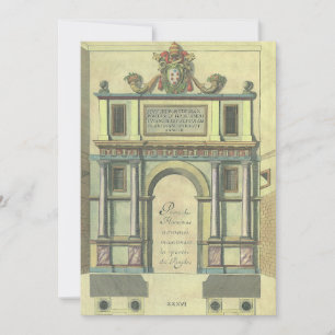 Vintage Kirchentür Eintritt Renaissance Architektu