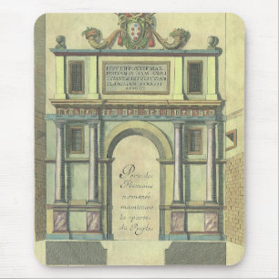 Vintage Kirchentür Eintritt Renaissance Architektu Mousepad