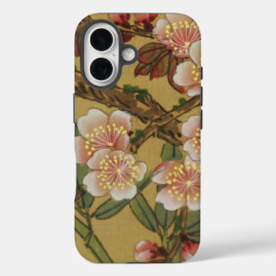 Vintage Kirschblüten Asiatische Japanische Blumen iPhone 16 Hülle