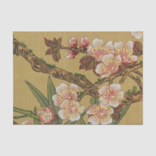 Vintage Kirschblüten Asiatische Japanische Blumen Seidenpapier