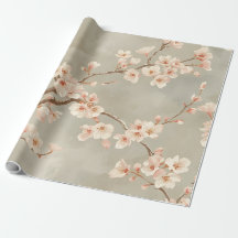Vintage Kirschblüten-Sakura-Zweig