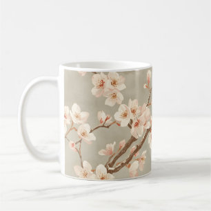Vintage Kirschblüten-Sakura-Zweig Kaffeetasse