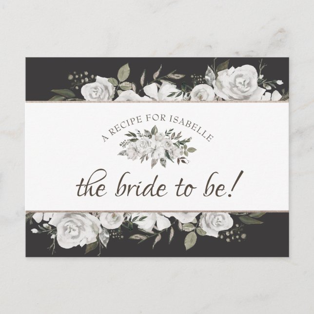 Vintage Kirschblütenbrille als Rezept Ankündigungspostkarte (Vorderseite)