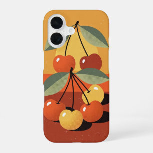 Vintage-Kirschstillleben iPhone 16 Hülle