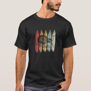 Vintage Kiwi Lover Retro Flightless Bird Silhouett T-Shirt