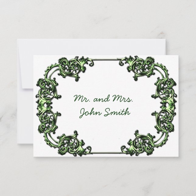 VINTAGE KLASSENBREITKARTE EINLADUNG (Vorderseite)