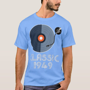 Vintage Klassiker 1949 Vinyl-Schallplattenspieler T-Shirt