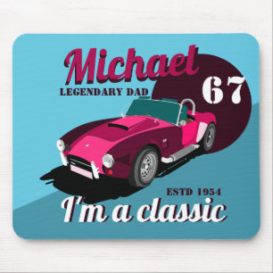 Vintage Klassiker Antiquitäten Auto legendärer Vat Mousepad