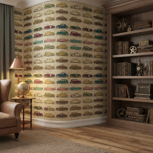 Vintage-Klassiker-Auto-Aufstellung ID1247 Tapete