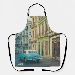 Vintage Klassiker Auto Havanna Kuba Straßenfotogra Schürze