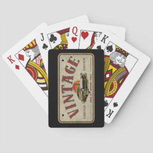 Vintage-Klassiker-Auto-Limited-Edition-Originaltei Spielkarten