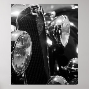 Vintage Klassiker Auto Poster