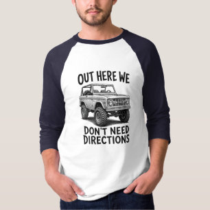 Vintage-Klassiker-Bronco-Offroad-Illustration T-Shirt
