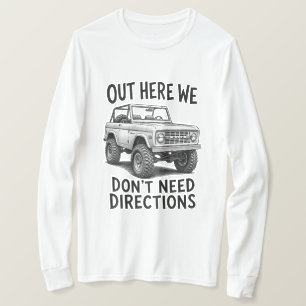 Vintage-Klassiker-Bronco-Offroad-Illustration T-Shirt