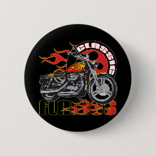 Vintage-Klassiker-Flammenlackierung-Motorrad Button