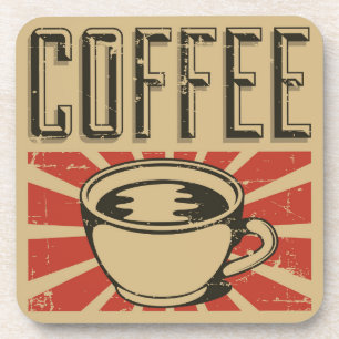Vintage Klassiker Kaffee Getränkeuntersetzer