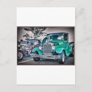 Vintage Klassiker Pickup Truck Foto T-Shirt Postkarte